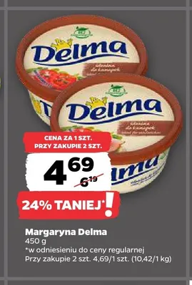 Margaryna Delma promocja w Netto