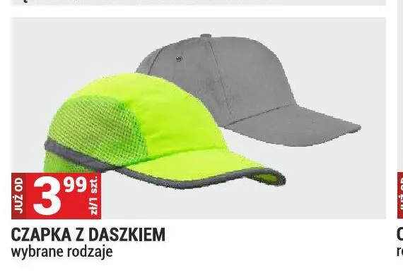 Czapka z daszkiem promocja w Merkury Market