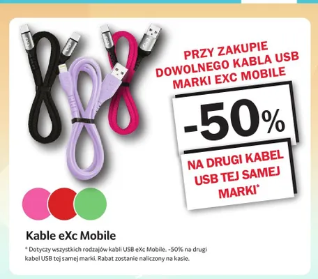 Kable USB eXc Mobile promocja w Selgros