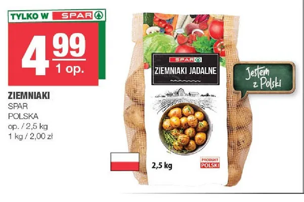Ziemniaki SPAR polskie promocja w SPAR