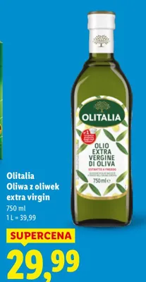 Oliwa z oliwek extra virgin promocja w Lidl