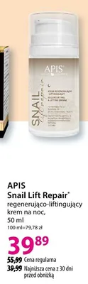 Snail Lift Repair regenerująco-liftingujący krem na noc promocja w Hebe