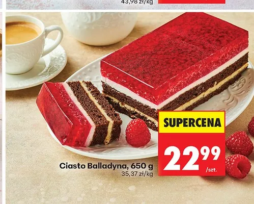 Ciasto Balladyna promocja w Biedronka