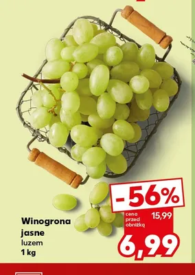 Winogrona jasne luzem Kaufland promocja w Kaufland