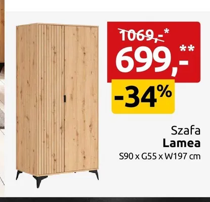 Szafa Lamea promocja w Black Red White