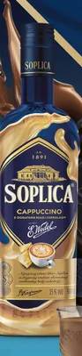 Likier Soplica Cappuccino z dodatkiem białej czekolady E.Wedel 15% promocja w Biedronka