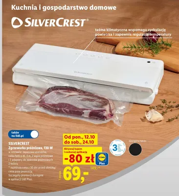 Zgrzewarka próżniowa Silvercrest 130W promocja w Lidl