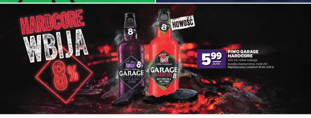 Piwo Garage Hardcore Very Berry Cosmo promocja w Stokrotka
