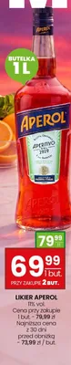 Likier Aperol 11% vol. promocja w Twój Market