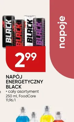 Napój energetyczny Black promocja w Chata Polska