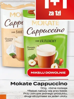Mokate Cappuccino orzechowy promocja w Supeco