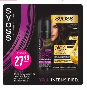Spray maskujący odrosty Syoss promocja w Drogerie Jasmin