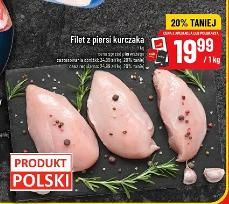 Filet z piersi kurczaka promocja w POLOmarket