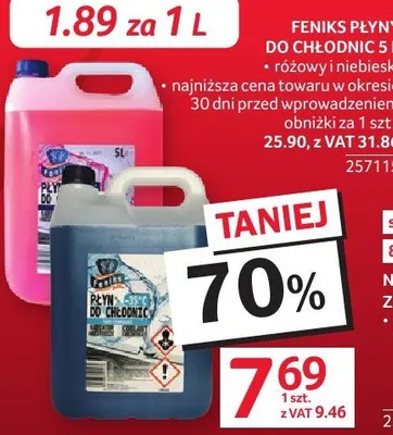 Feniks płyn do chłodnic 5 l promocja w Selgros