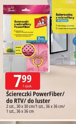 Ściereczki PowerFiber Jan Niezbędny promocja w Leclerc