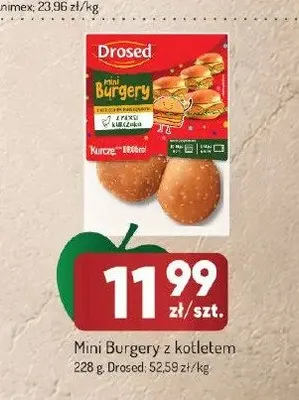 Mini Burgery z kotletem Drosed promocja w Avita