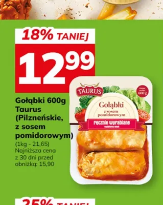 Gołąbki Pilzneńskie Taurus promocja w Hitpol