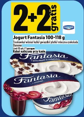Jogurt Fantasia 100-118 g promocja w TOPAZ