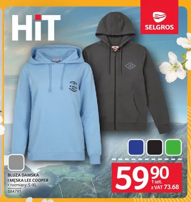 Bluza damska i męska LEE COOPER promocja w Selgros