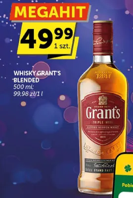 Whisky Grant's Blended promocja w ABC