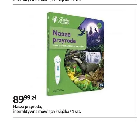Książka interaktywna Nasza przyroda Czytaj z Albikiem promocja w Empik