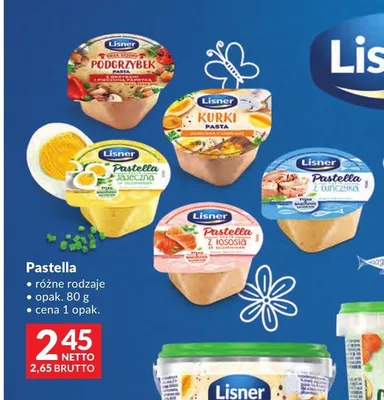Pasta Pastella z tuńczyka Lisner promocja w Makro