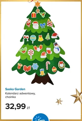 Kalendarz adwentowy choinka Saska Garden promocja w Smyk
