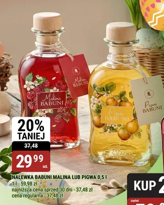 Nalewka Babuni malina promocja w bi1
