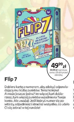 Gra karciana Flip 7 promocja w Empik