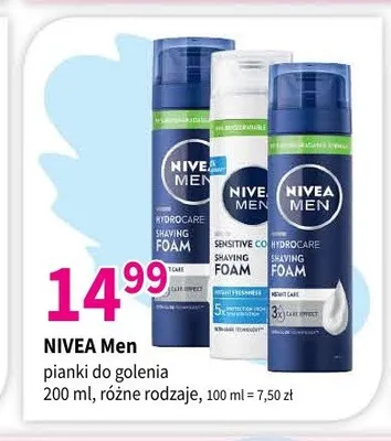 Pianka do golenia Nivea Men promocja w Drogerie Polskie