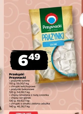 Prażynki bekonowe Przysnacki promocja w Netto