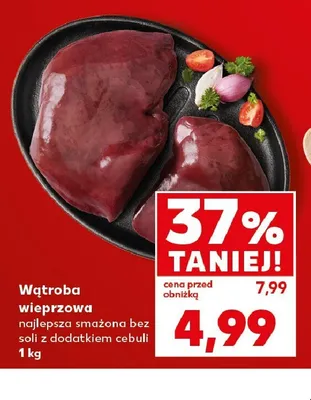 Wątroba wieprzowa promocja w Kaufland