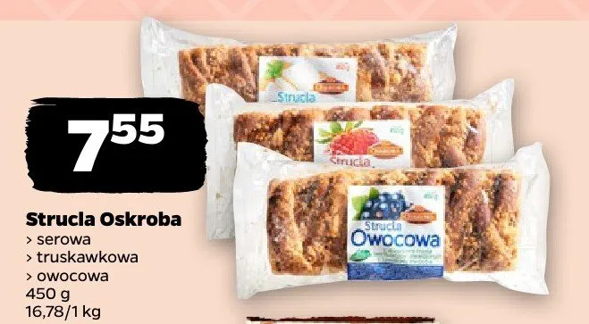 Strucla owocowa promocja w Netto