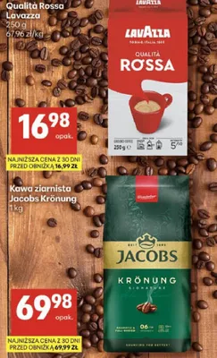 Kawa ziarnista Krönung promocja w Delikatesy Centrum