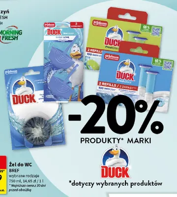 Zawieszka do WC Duck Marine promocja w Intermarche