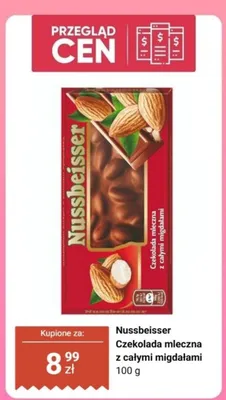 Czekolada mleczna z całymi migdałami promocja w Biedronka