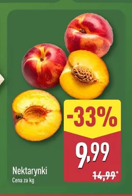 Nektarynki promocja w Aldi
