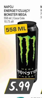 Napój energetyzujący Monster Mega promocja w Słoneczko