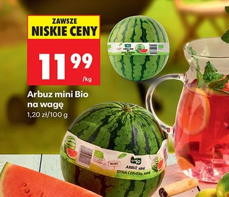 Arbuz mini Bio Go Bio promocja w Biedronka