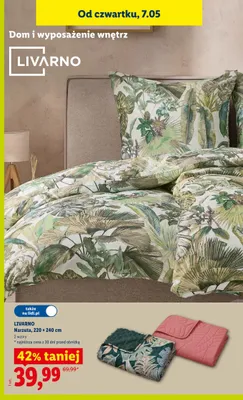 Narzuta Livarno 220x240cm promocja w Lidl