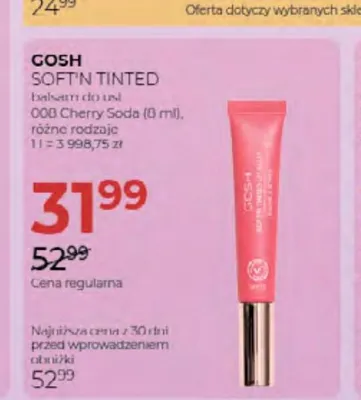 Balsam do ust Gosh Soft'n Tinted 000 Cherry Soda promocja w Drogerie Jawa