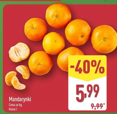 Mandarynki promocja w Aldi