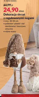 Dekoracja skrzat z regulowanymi nogami wys. 40-50 cm promocja w Salony Agata