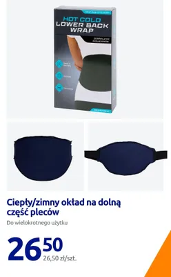 Ciepły/zimny okład na dolną część pleców promocja w Action