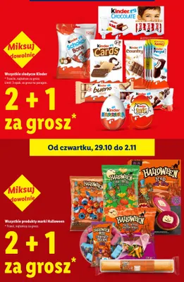Ciastka Halloween Iced Cake Bites promocja w Lidl