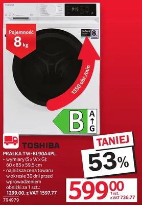 Pralka TW-BL90A4PL promocja w Selgros