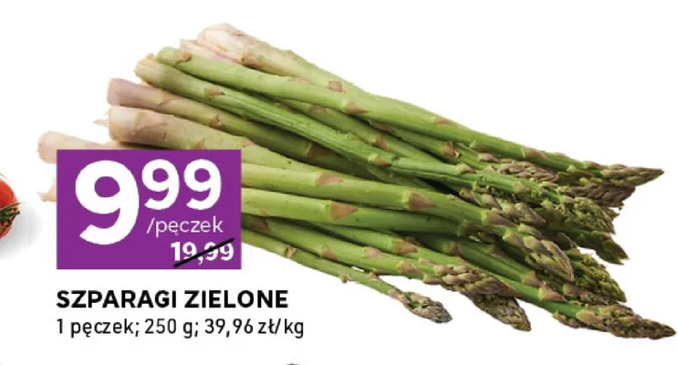 Szparagi zielone promocja w Stokrotka