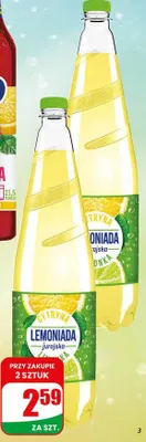 Lemoniada gazowana cytryna limonka Jurajska promocja w Dino