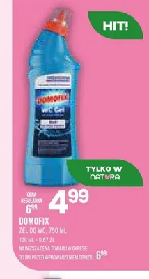 Żel do WC Domofix promocja w Drogerie Natura