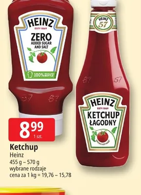 Ketchup Heinz łagodny promocja w Leclerc